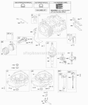 Camshaft Crankshaft Cylinder Engine Sump Lubrication Piston Group Diagram and Parts List for  Briggs and Stratton Engine